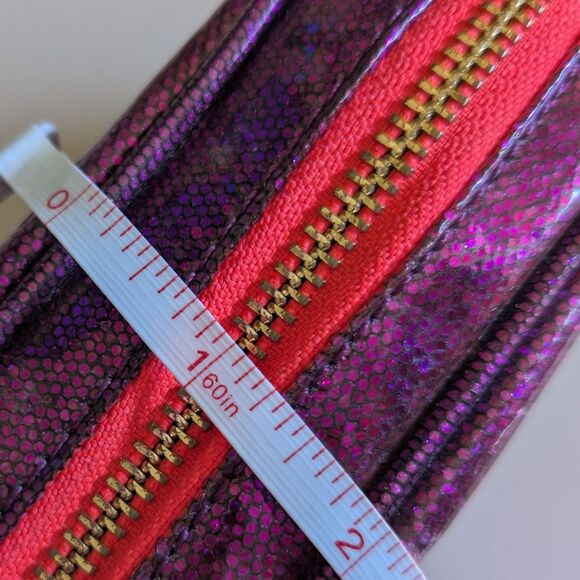 Deux Lux Makeup Cosmetic Bag Purple Sequin - Picture 6 of 6